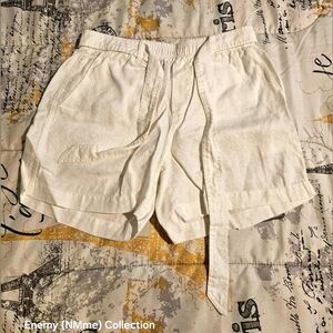 Express Women's Linen White Shorts